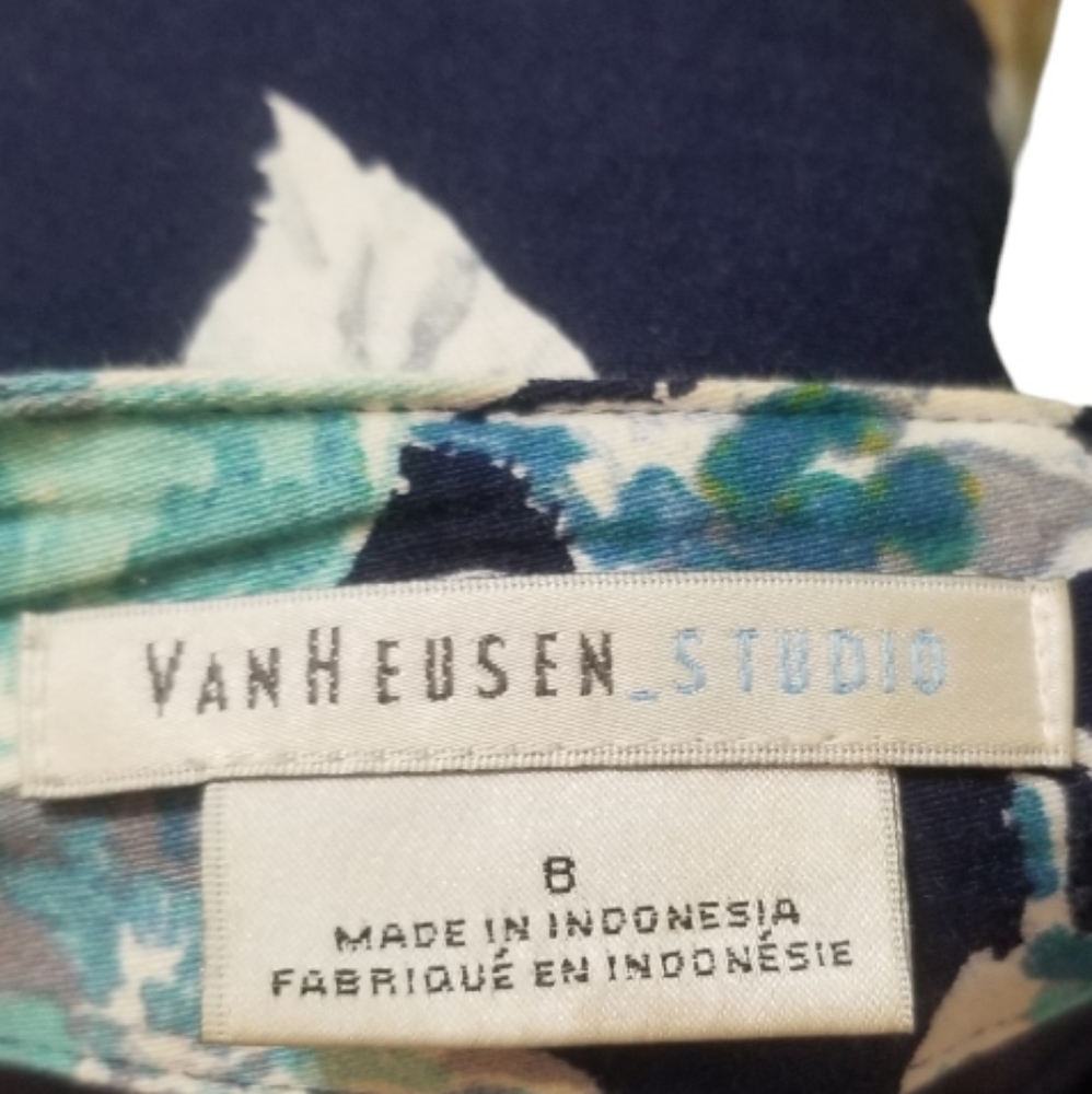 Van Heusen Studio Floral Pencil Skirt Size 8 - Picture 7 of 8